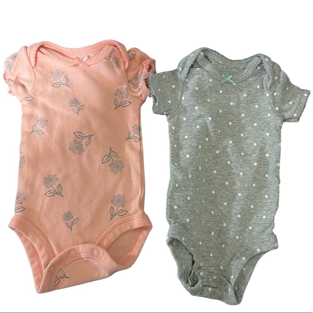 Two Pack Newborn Carter’s Onesies